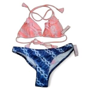 Victoria's secret tie dye triangle & itsy bikini